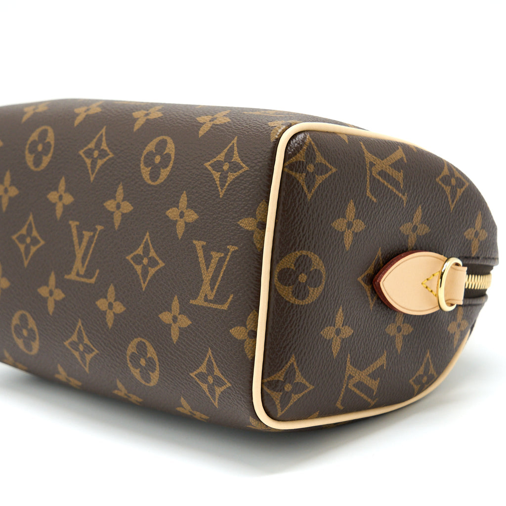LOUIS VUITTON SPEEDY BANDOULIERE 20 MONOGRAM CANVAS/BLACK MULTICOLOUR STRAP