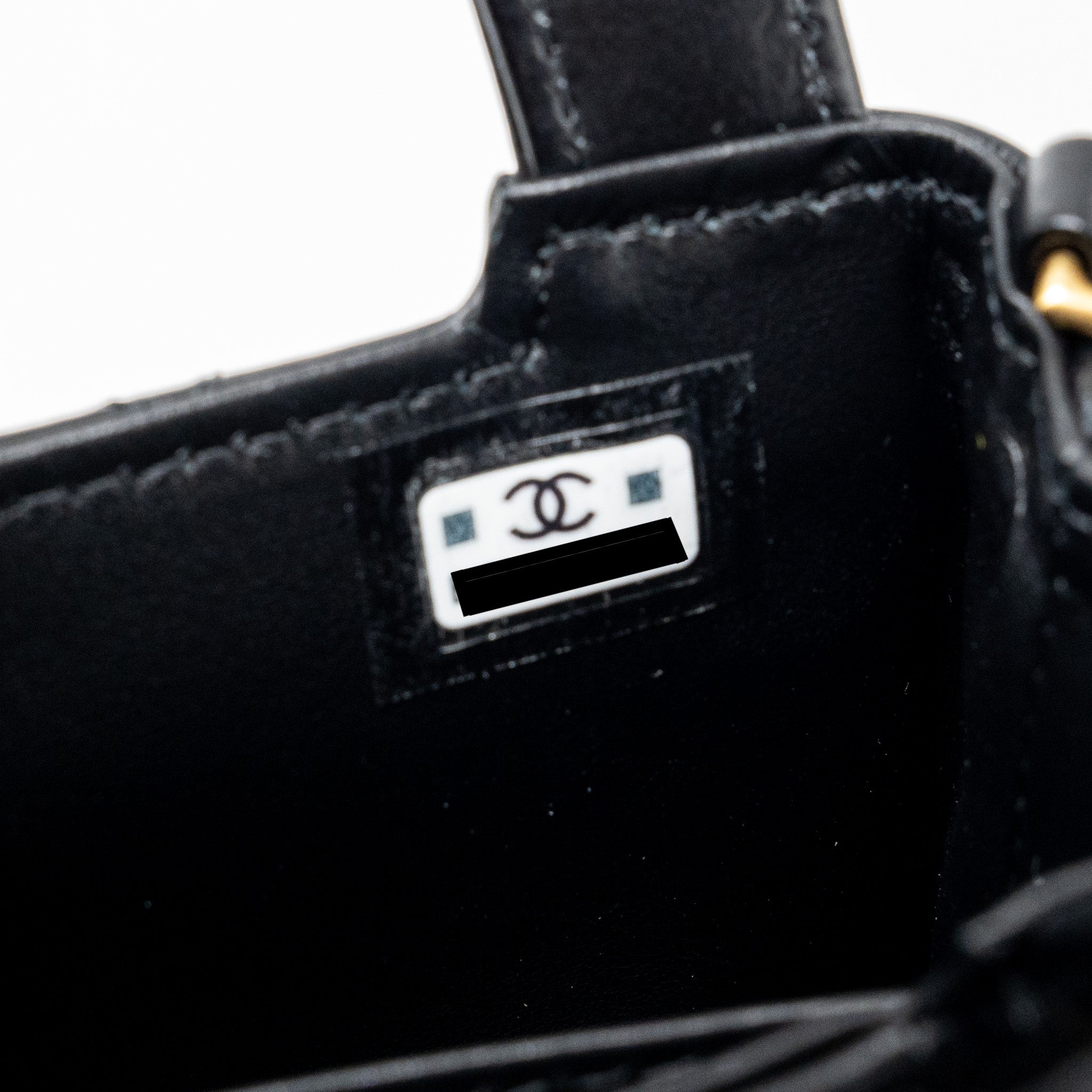 CHANEL 24P MINI NANO KELLY SHOPPER CALFSKIN BLACK GHW(MICROCHIP)
