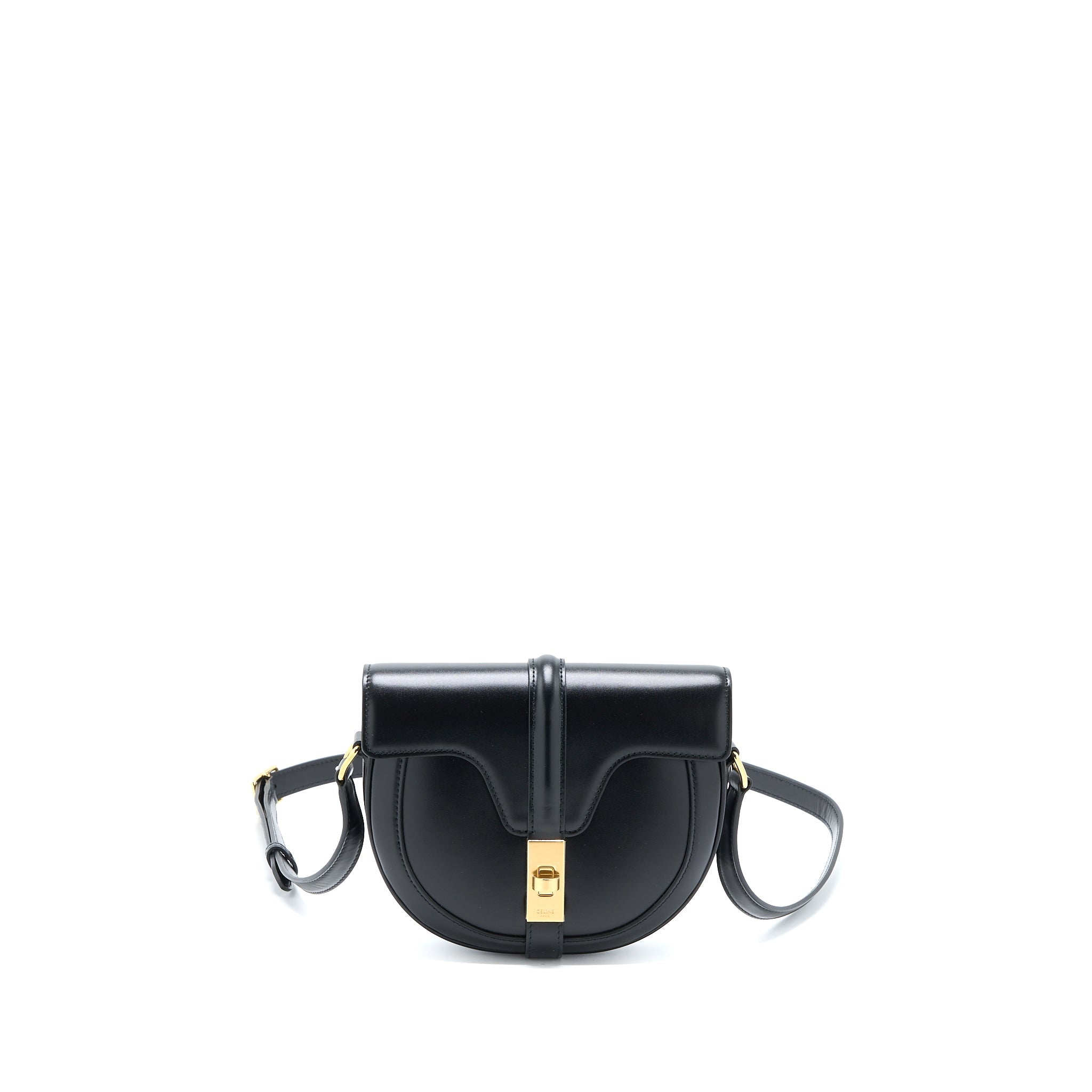 CELINE BESACE BAG CALFSKIN BLACK GHW