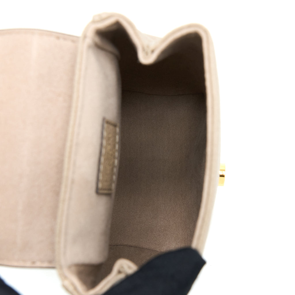 LOUIS VUITTON TINY BACKPACK MONOGRAM EMPREINTE TOURTERELLE BEIGE/ CREAM GHW