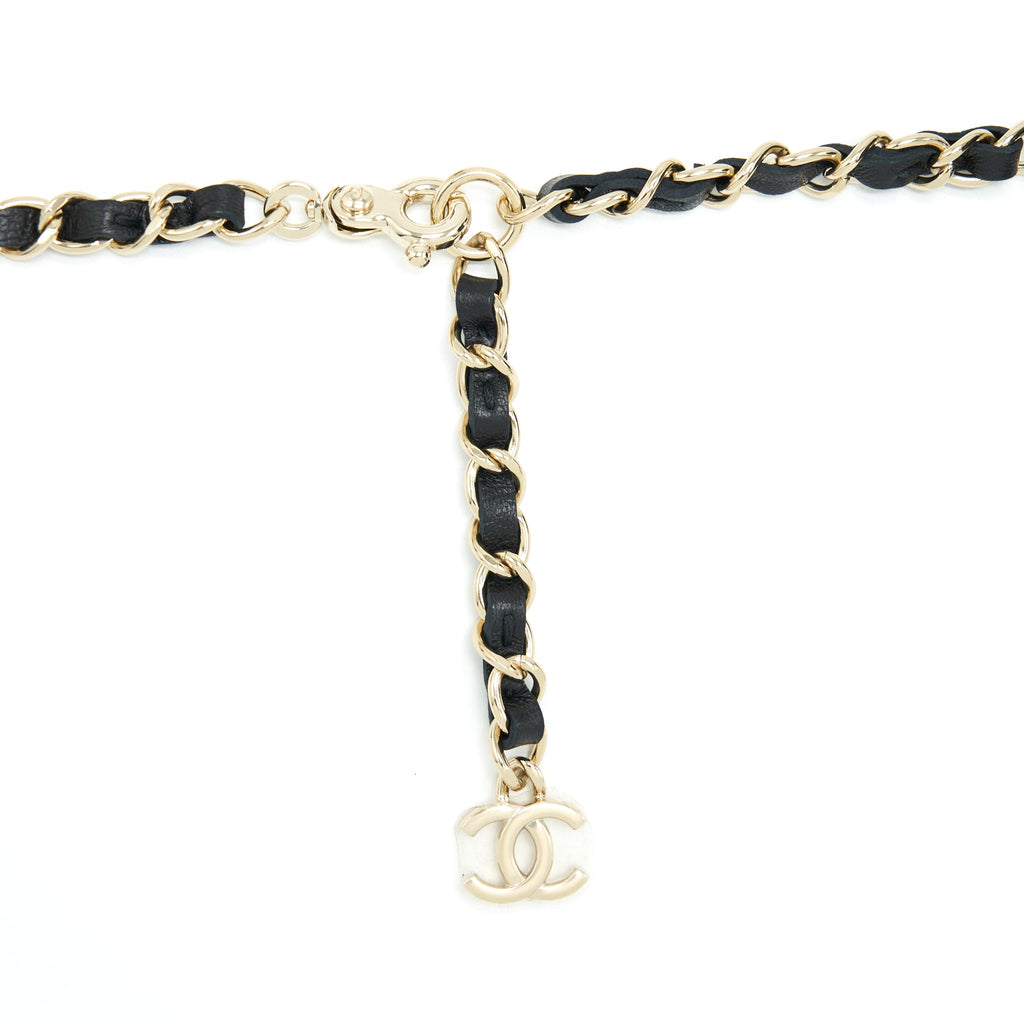 CHANEL 22S HEART BELT BAG LAMBSKIN BLACK LGHW