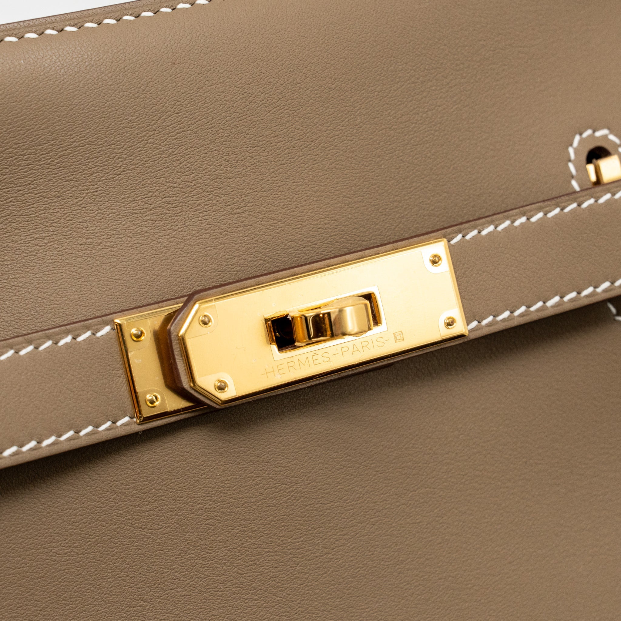 HERMES MINI JYPSIERE SWIFT ETOUPE GHW