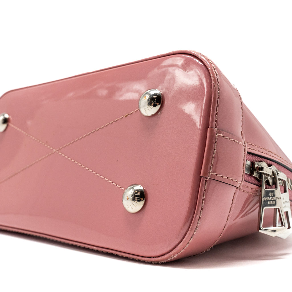 LOUIS VUITTON ALMA BB VERNIS PATENT ROSE BLUSH SHW