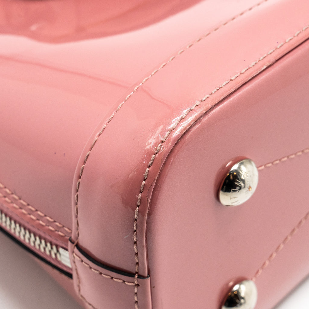 LOUIS VUITTON ALMA BB VERNIS PATENT ROSE BLUSH SHW