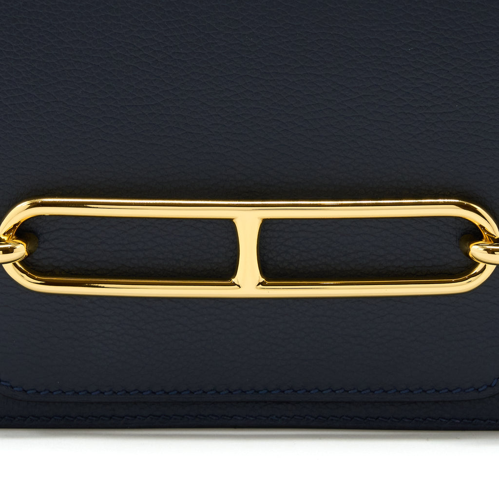 HERMES MINI ROULIS EVERCOLOUR BLUE NUIT GHW