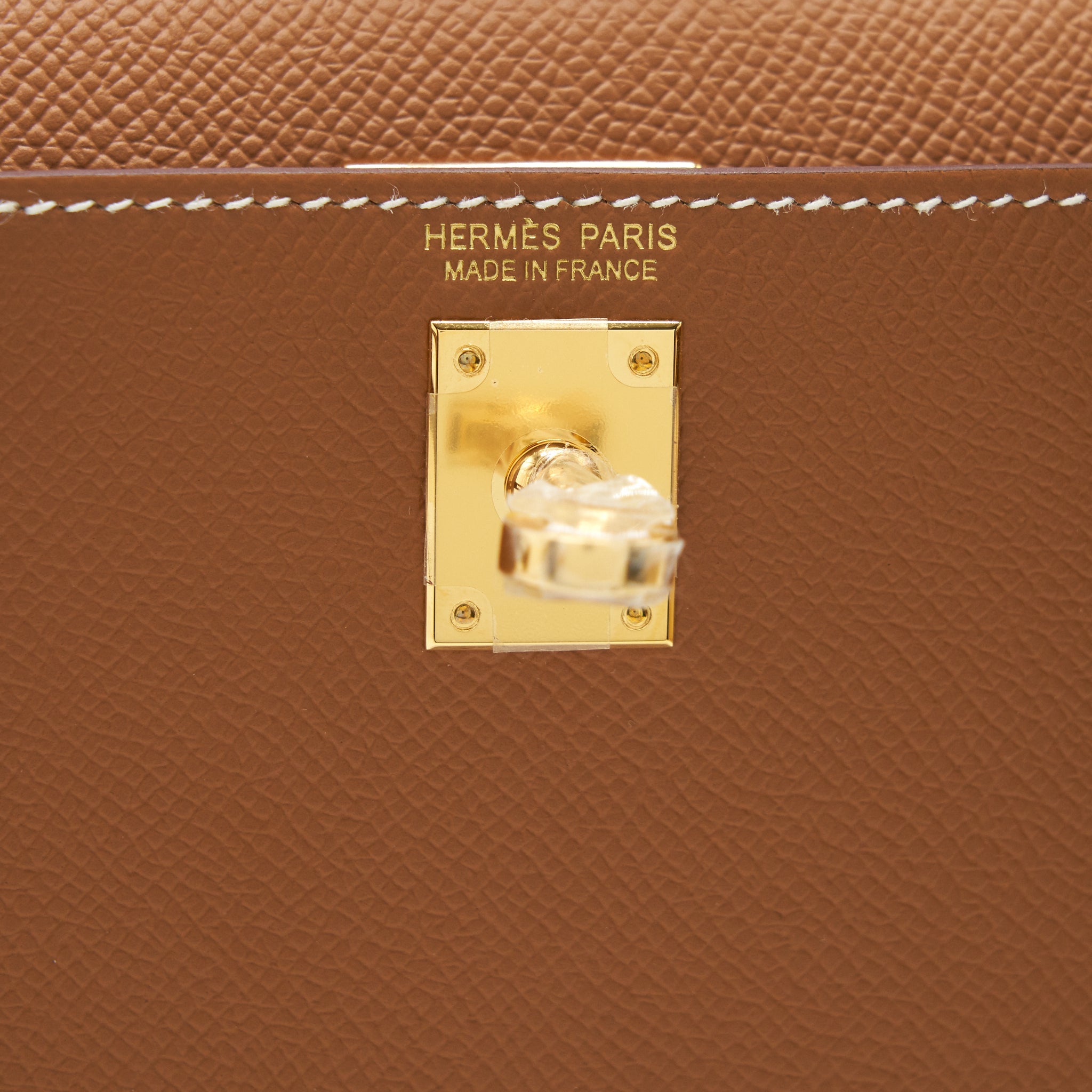 HERMES MINI KELLY EPSOM GOLD GHW