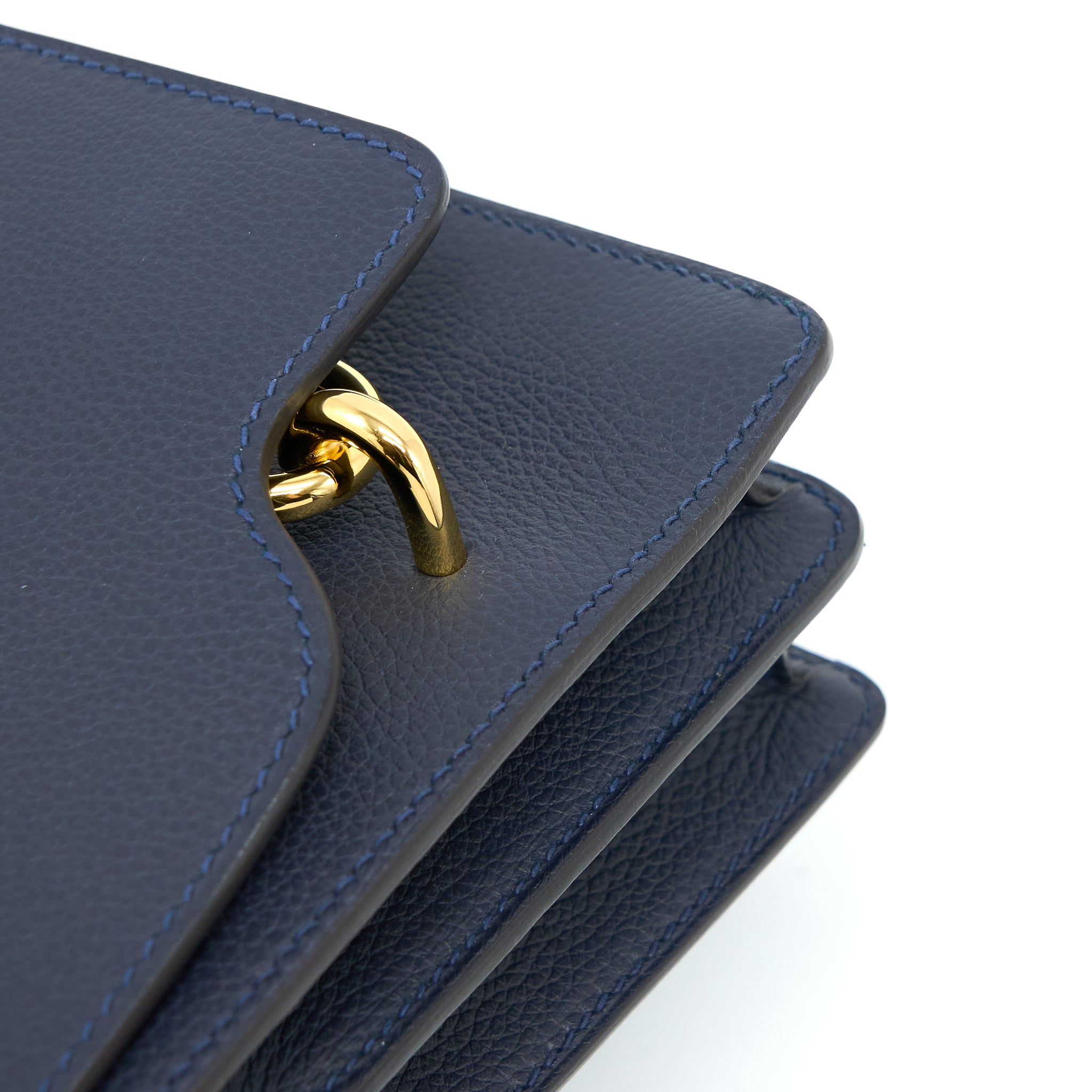 HERMES MINI ROULIS EVERCOLOUR BLUE NUIT GHW