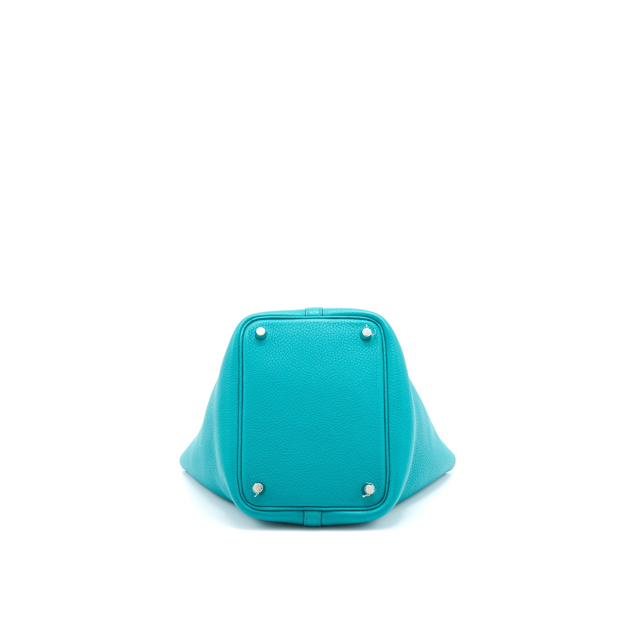 HERMES PICOTIN 18 LOCK BAG CLEMENCE MALACHITE SHW