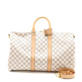 LOUIS VUITTON KEEPALL BANDOULIERE 55 DAMIER AZUR CANVAS GHW