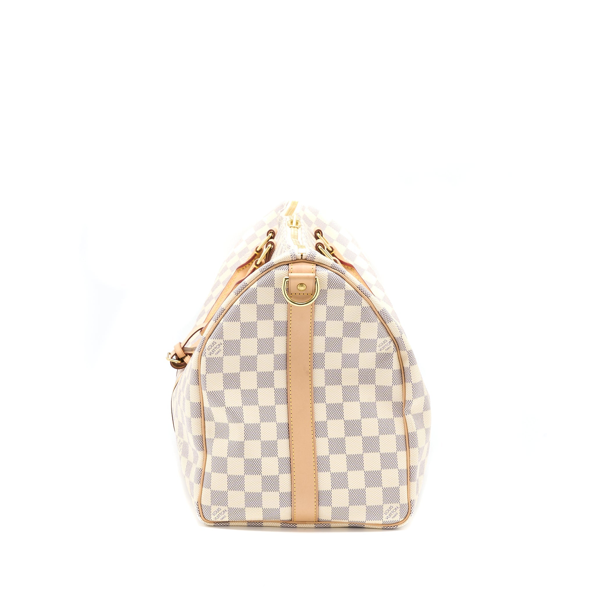 LOUIS VUITTON KEEPALL BANDOULIERE 55 DAMIER AZUR CANVAS GHW