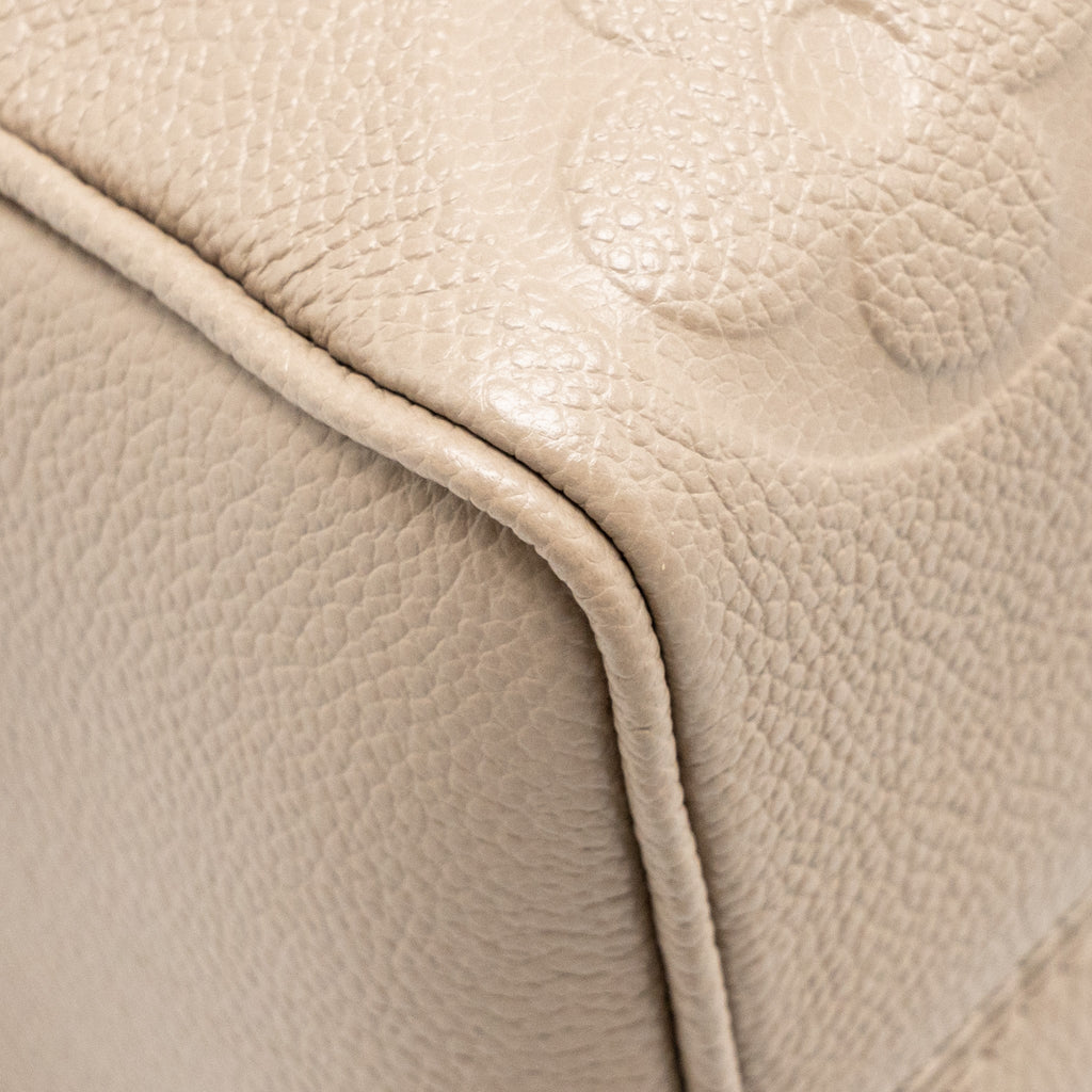 LOUIS VUITTON SPEEDY BANDOULIÈRE 25 EMPREINTE LEATHER TOURTERELLE GHW