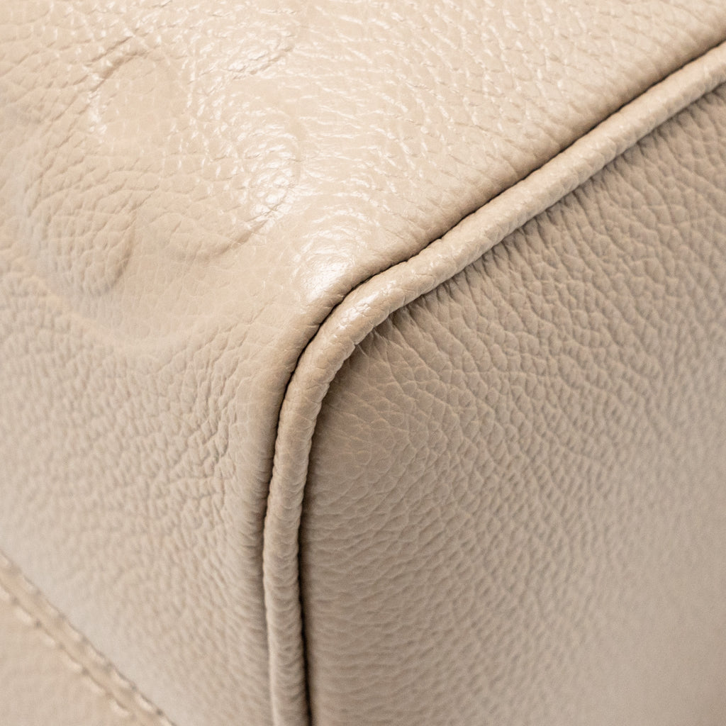 LOUIS VUITTON SPEEDY BANDOULIÈRE 25 EMPREINTE LEATHER TOURTERELLE GHW