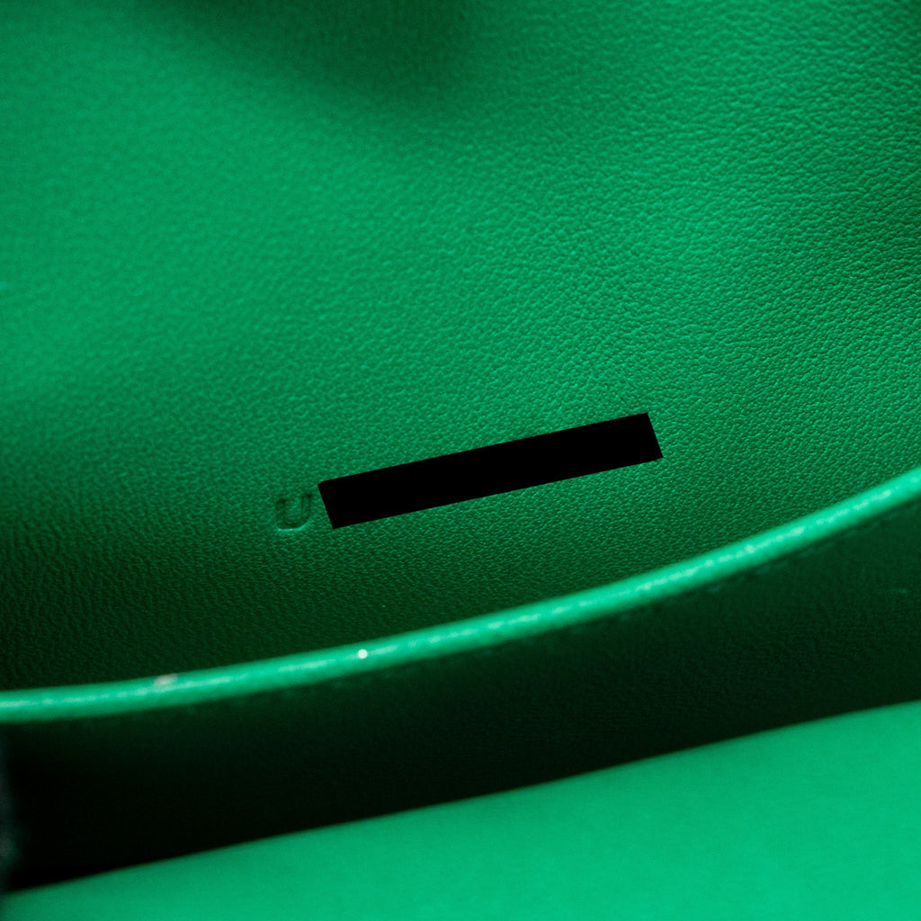 HERMES MINI BOLIDE CHÈVRE MYSORE 6W MENTHE SHW