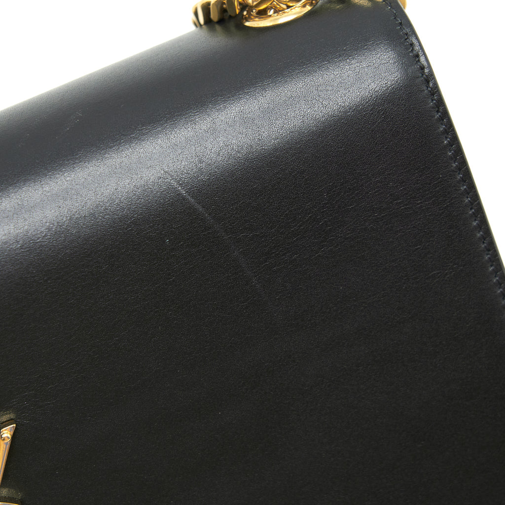 SAINT LAURENT MEDIUM KATE BAG TASSEL BLACK GHW