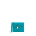 BVLGARI SERPENTI FOREVER CROSSBODY BAG CALFSKIN GREEN LGHW