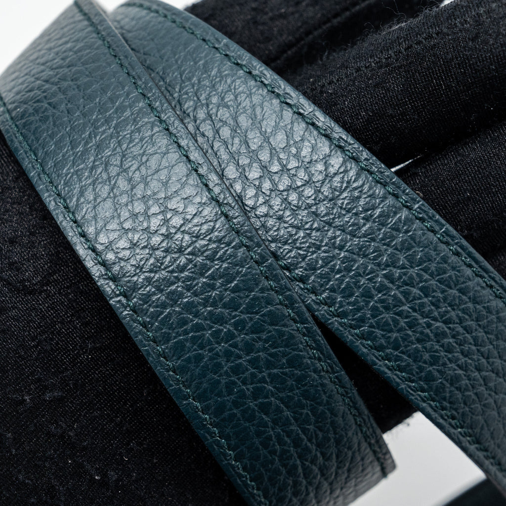 HERMES MINI LINDY CLEMENCE VERT CYPRES SHW