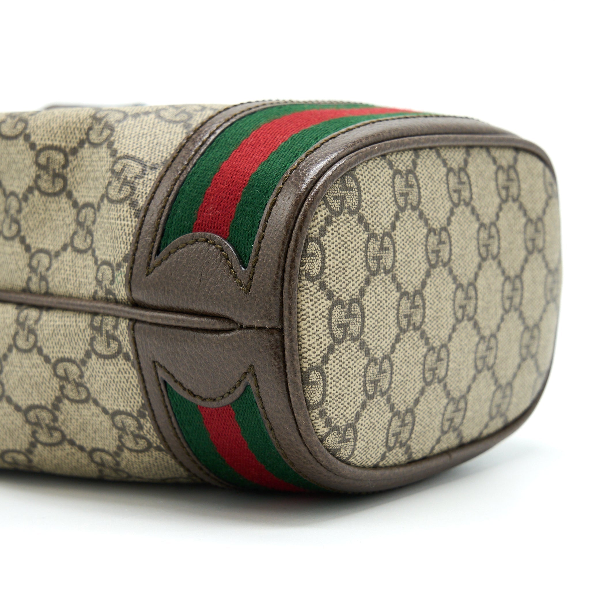 GUCCI OPHIDIA MINI GG BUCKET BAG GG SUPREME CANVAS GHW