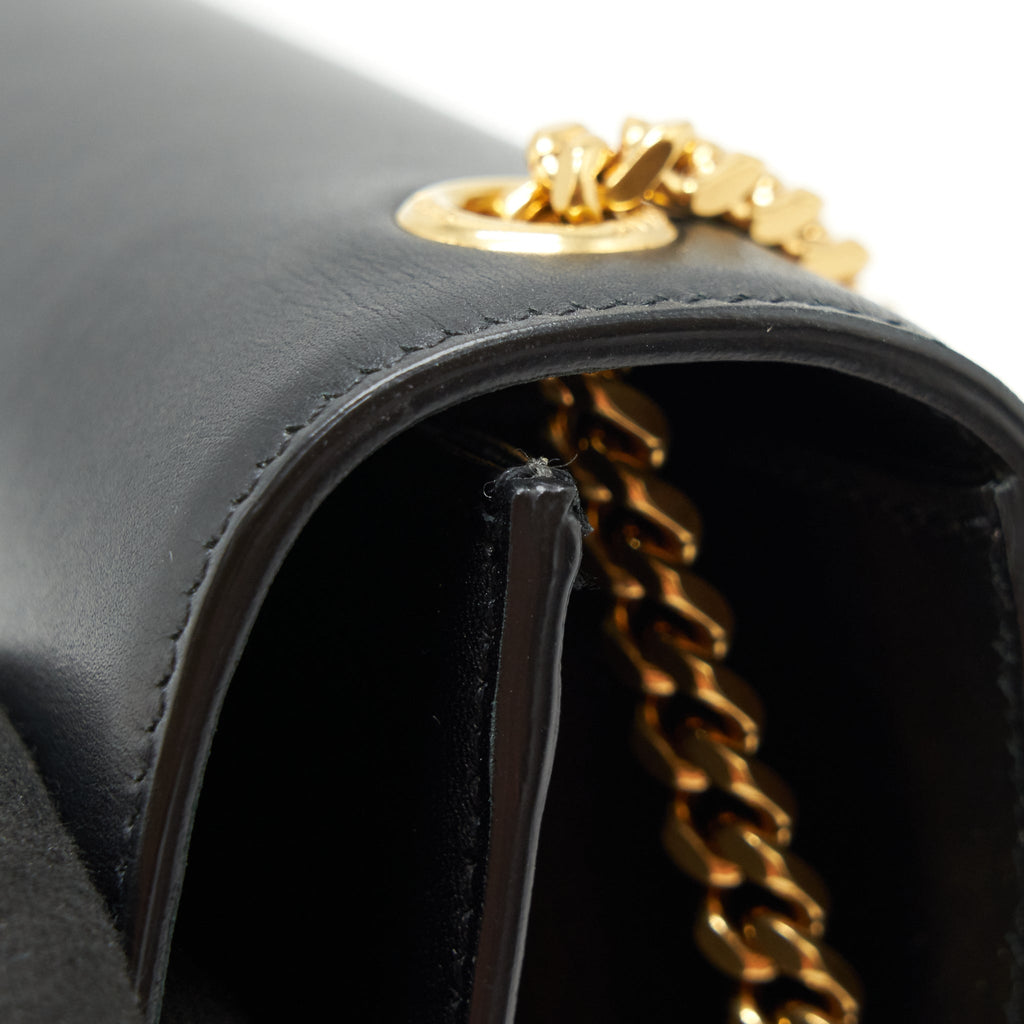 SAINT LAURENT MEDIUM KATE BAG TASSEL BLACK GHW