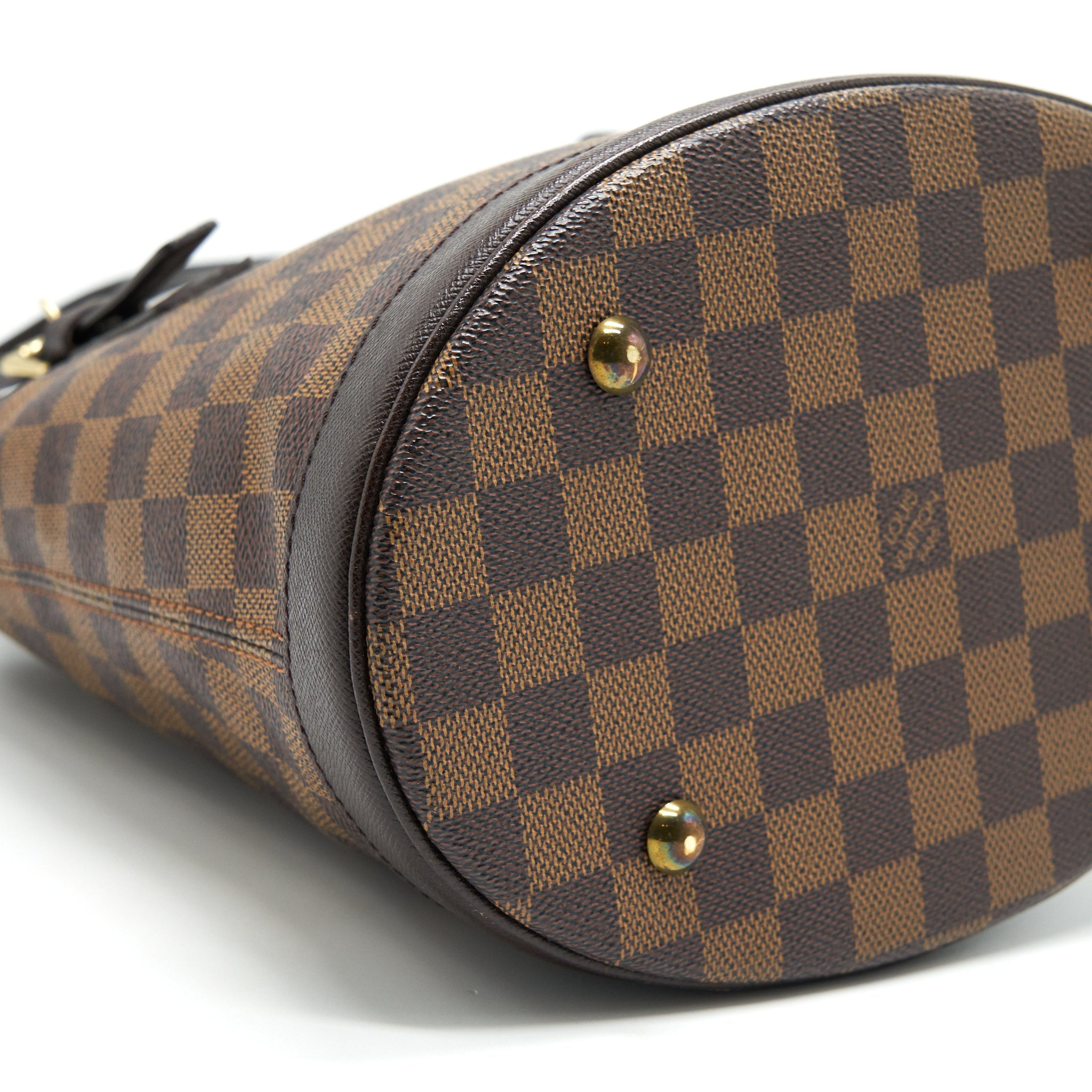 LOUIS VUITTON MARAIS DAMIER EBENE PETIT BUCKET BAG