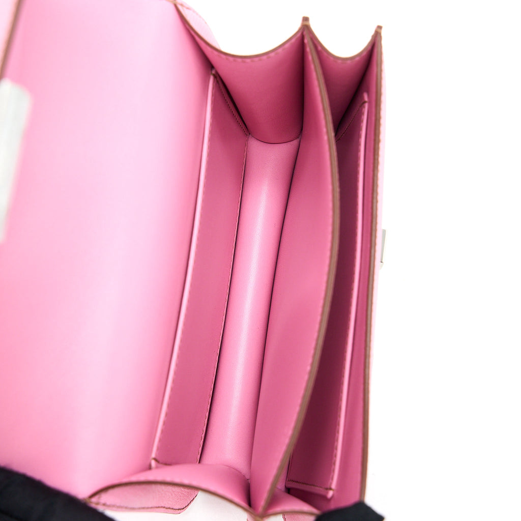 HERMES MINI CONSTANCE EPSOM 5P BUBBLEGUM PINK SHW