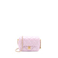 CHANEL 21K MY PERFECT MINI FLAP BAG CAVIAR PINK GHW (MICROCHIP)