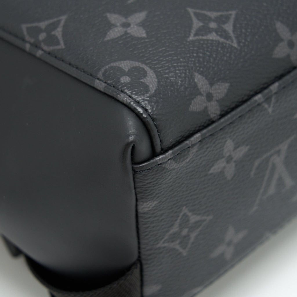 LOUIS VUITTON ECLIPSE VOYAGER MESSENGER BAG MONOGRAM CANVAS BLACK YEAR 2020