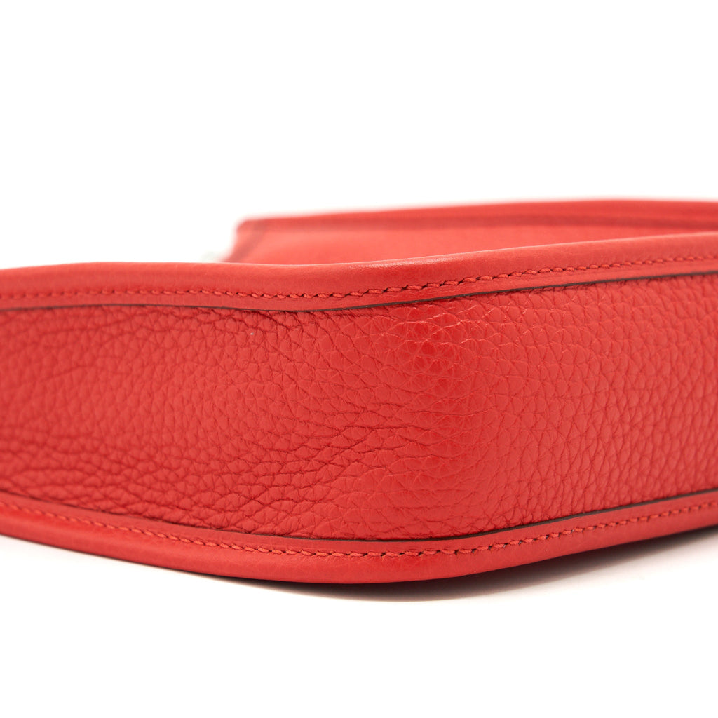 HERMES MINI EVELYNE ROUGE TOMATE SHW