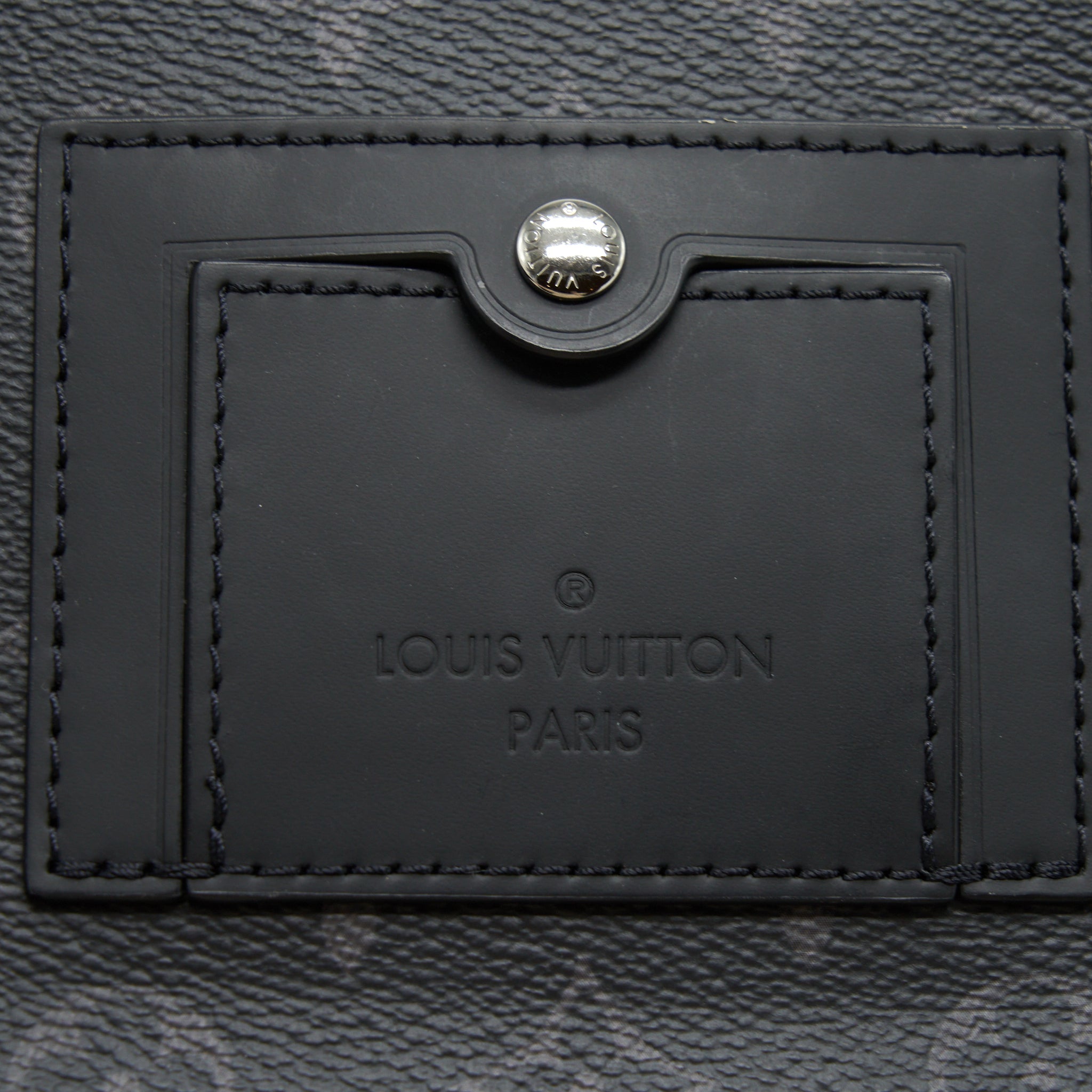 LOUIS VUITTON ECLIPSE VOYAGER MESSENGER BAG MONOGRAM CANVAS BLACK YEAR 2020