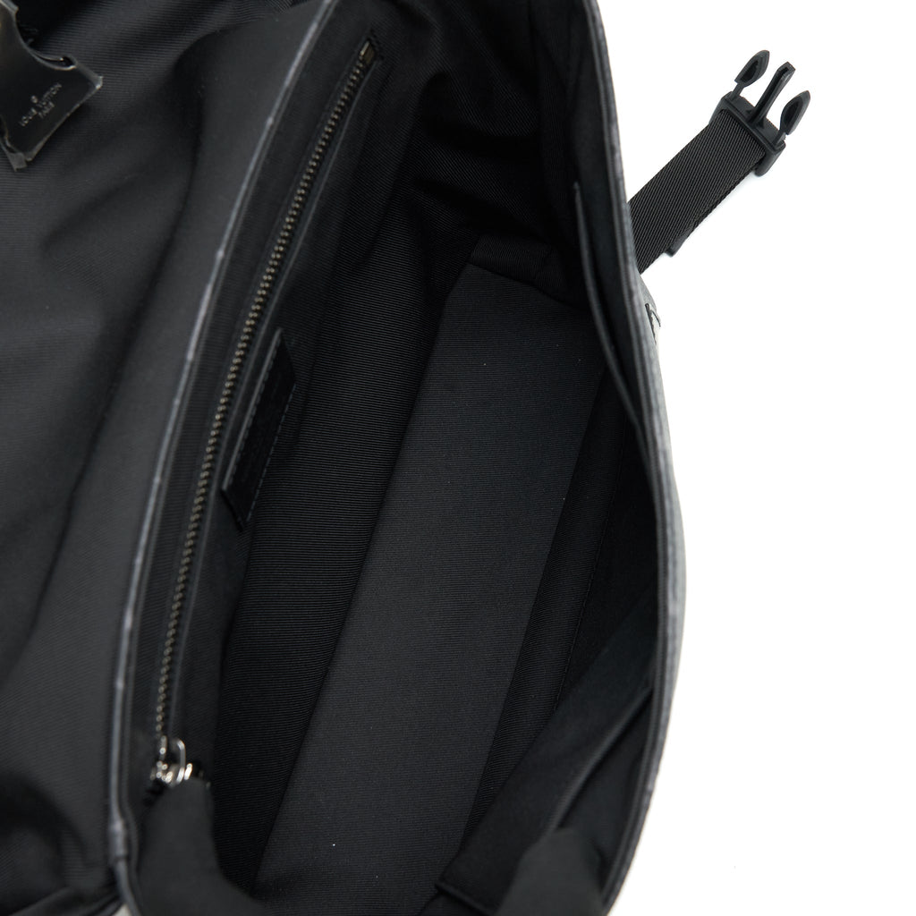 LOUIS VUITTON ECLIPSE VOYAGER MESSENGER BAG MONOGRAM CANVAS BLACK YEAR 2020