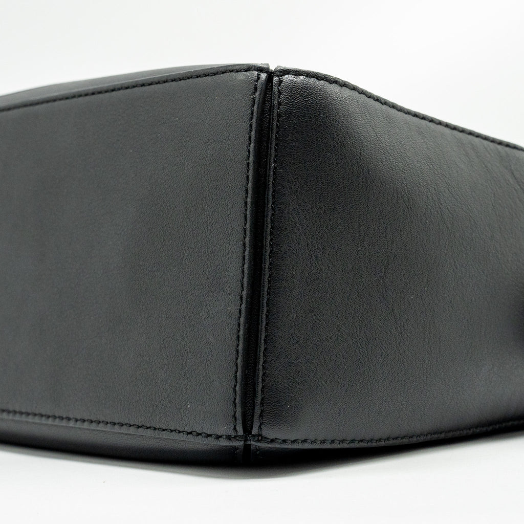 LOEWE SMALL PUZZLE BAG CALFSKIN BLACK SHW