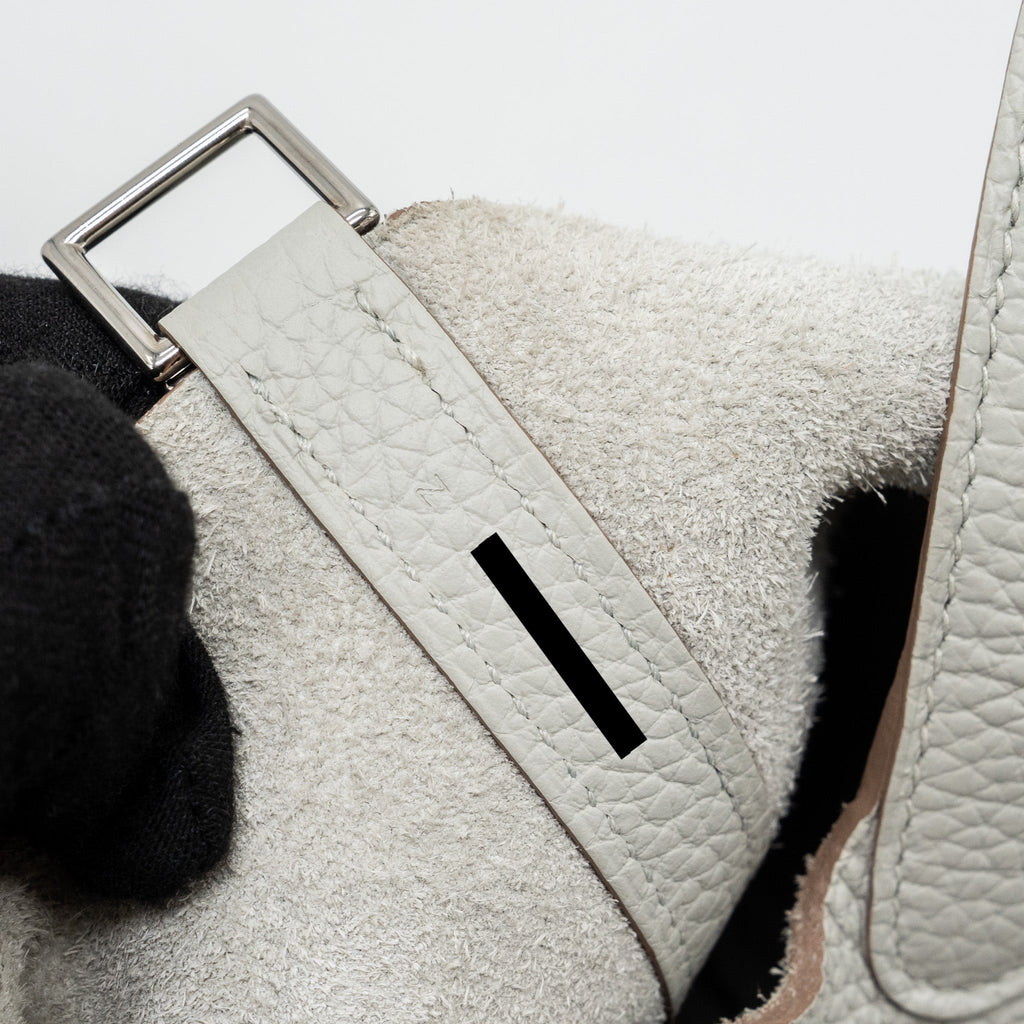 HERMES PICOTIN 18 LOCK BAG CLEMENCE GRIS PERLE SHW