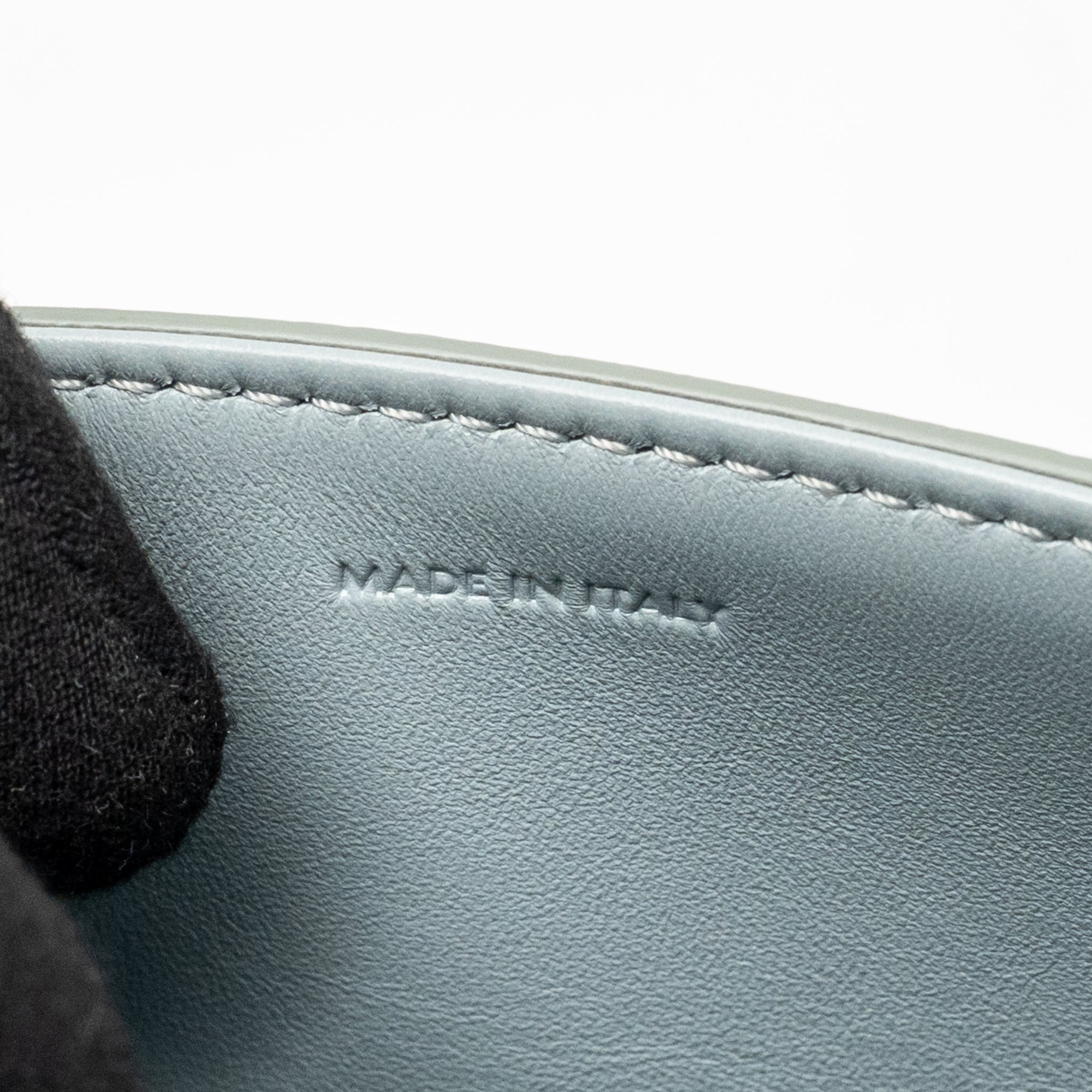 CELINE TEEN TRIOMPHE BAG LIZARD CLOUDY GREY GHW