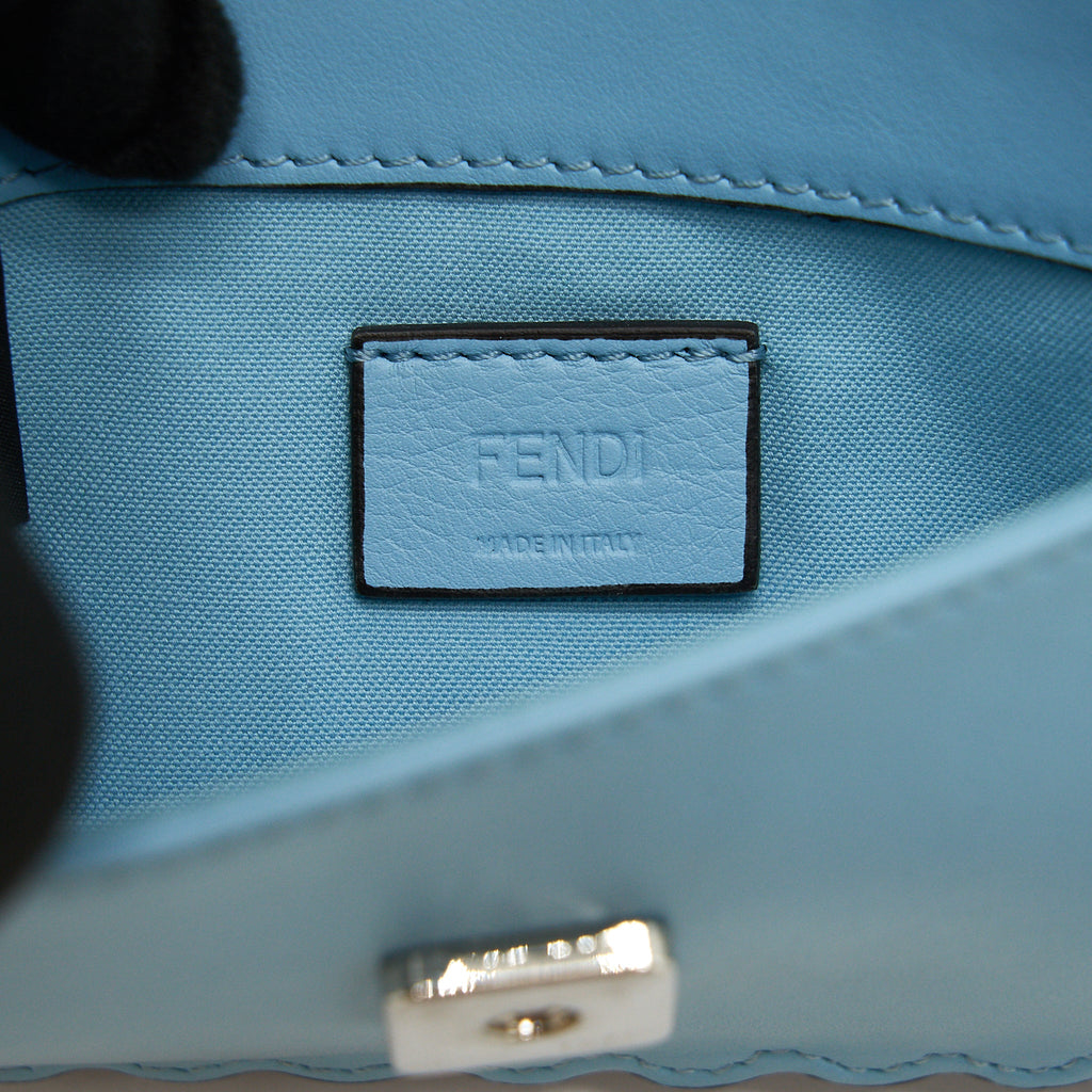 FENDI WALLET ON CHAIN MONSTER BLUE