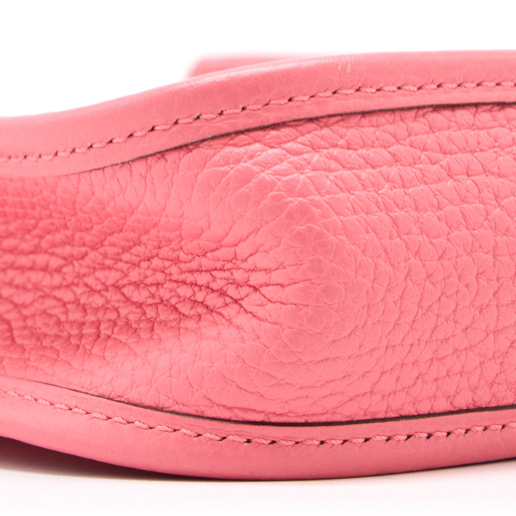 HERMES MINI EVELYNE CLEMENCE ROSE AZALEE SHW