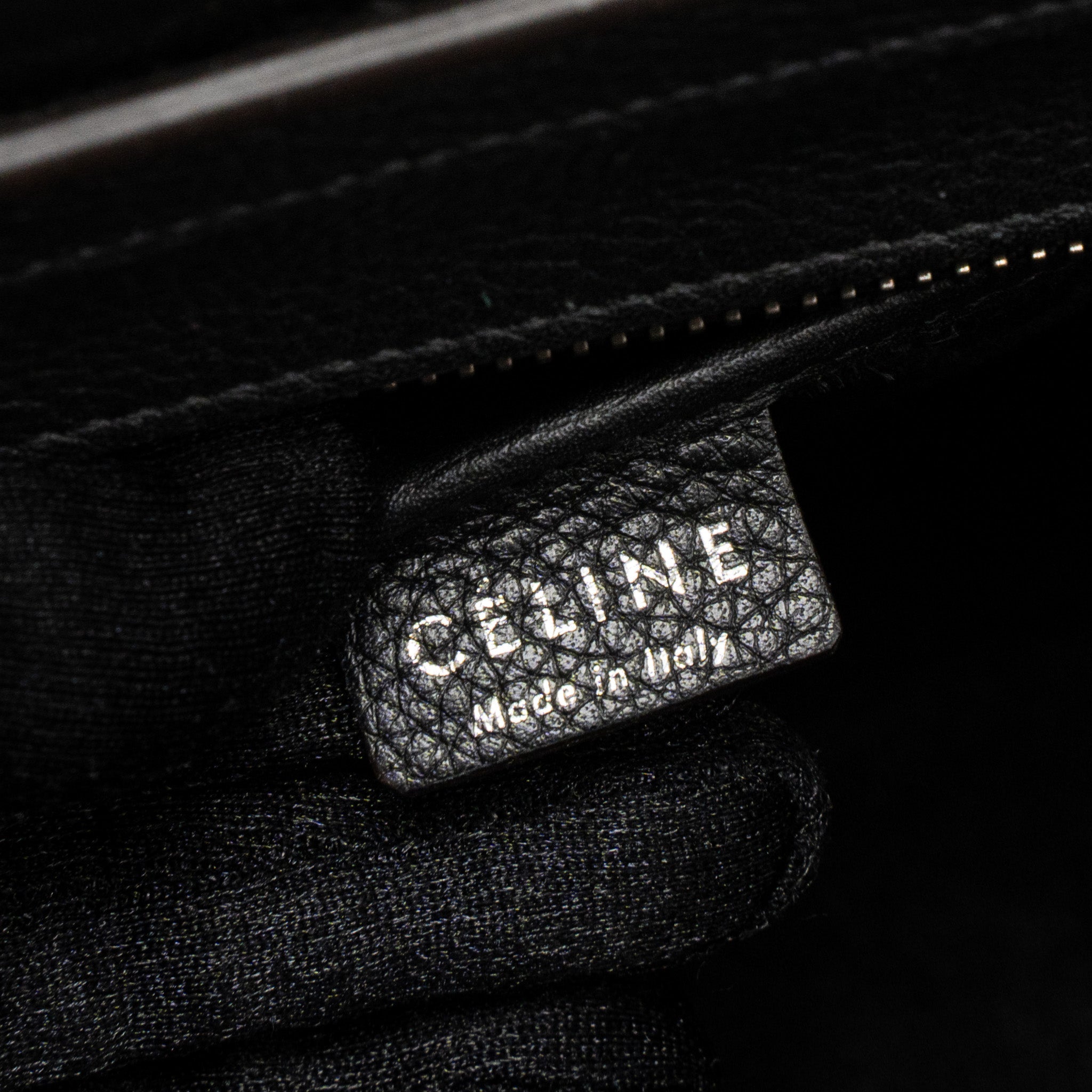 CELINE NANO LUGGAGE BAG CALFSKIN BLACK SHW