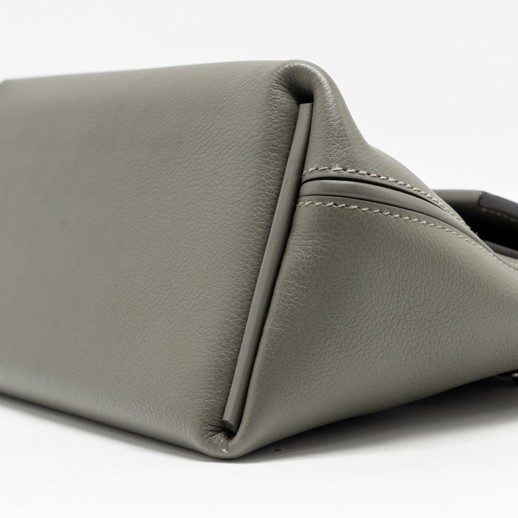 HERMES MINI 2424 24/24-21 BAG EVERCOLOR/SWIFT GRIS MEYER SHW