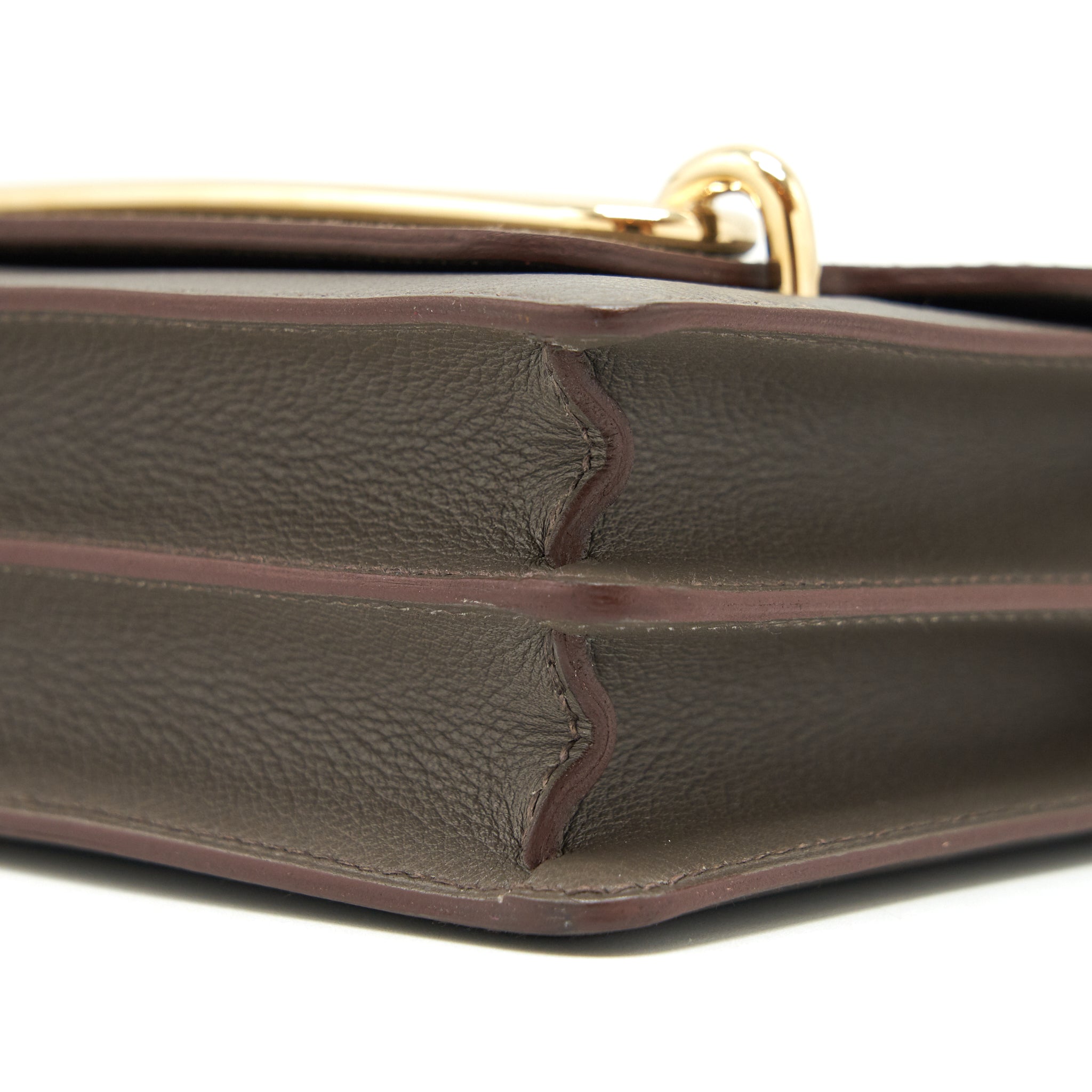 HERMES MINI ROULIS EVERCOLOR GRIS ETAIN GHW