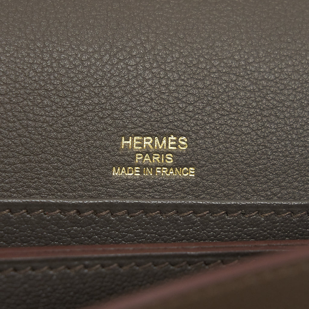 HERMES MINI ROULIS EVERCOLOR GRIS ETAIN GHW