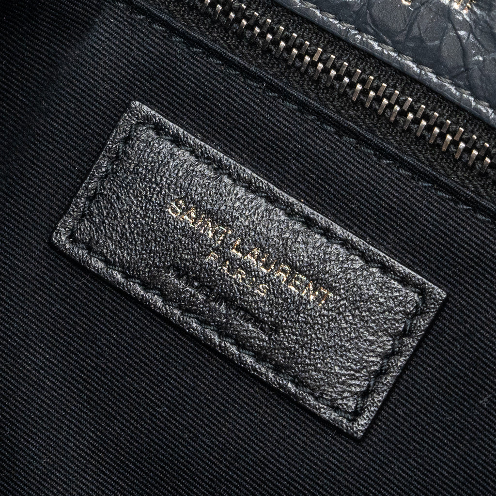 SAINT LAURENT MEDIUM NIKI CALFSKIN DARK GREY SHW
