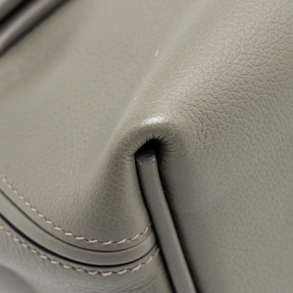 HERMES MINI 2424 24/24-21 BAG EVERCOLOR/SWIFT GRIS MEYER SHW