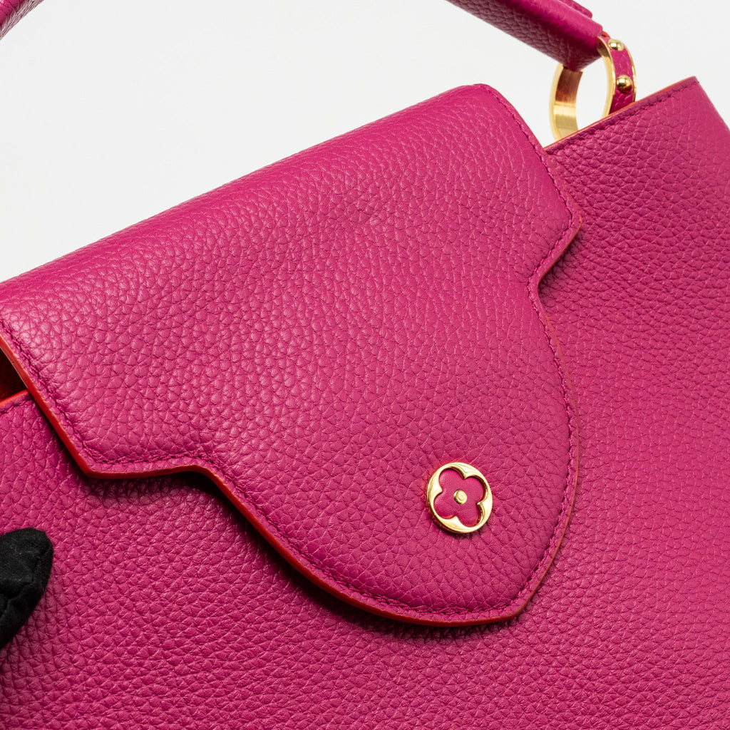 LOUIS VUITTON CAPUCINES GM TAURILLON PINK GHW