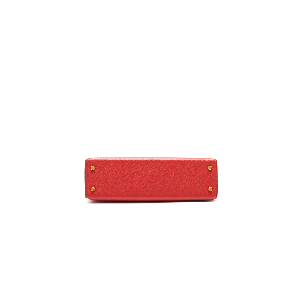 HERMES SAC MINI KELLY Ⅱ ROUGE TOMATE