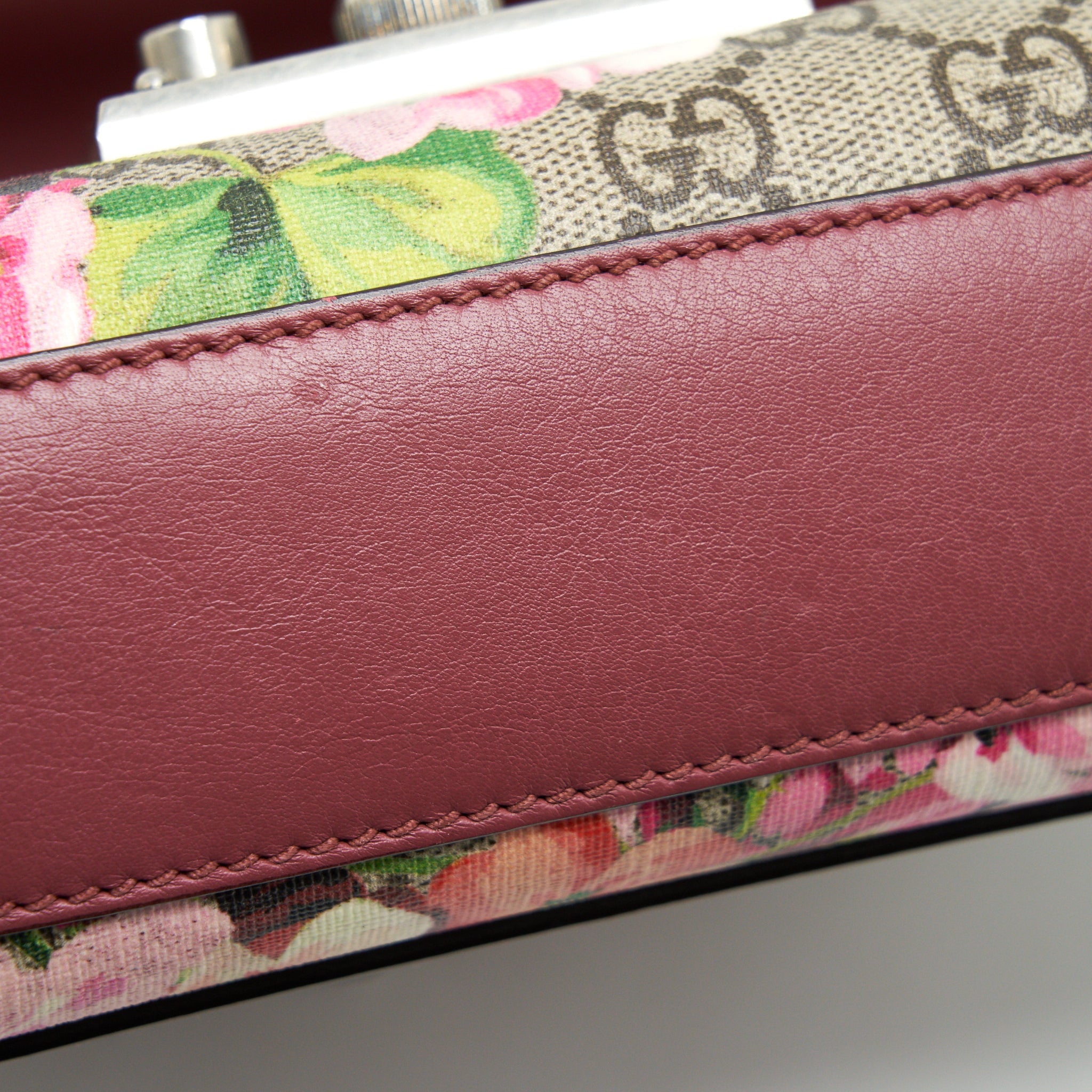 GUCCI SMALL PADLOCK PRINT PINK