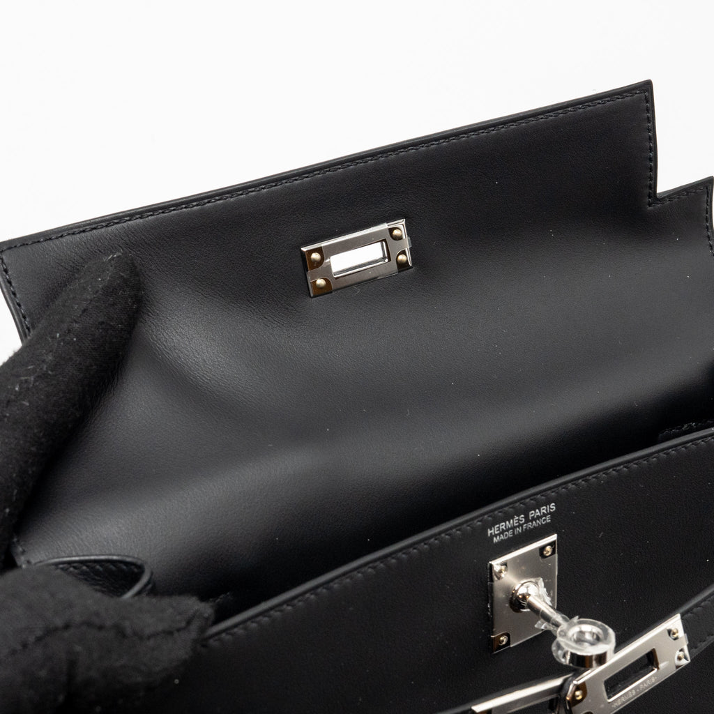 HERMES KELLY DANSE SWIFT BLACK SHW