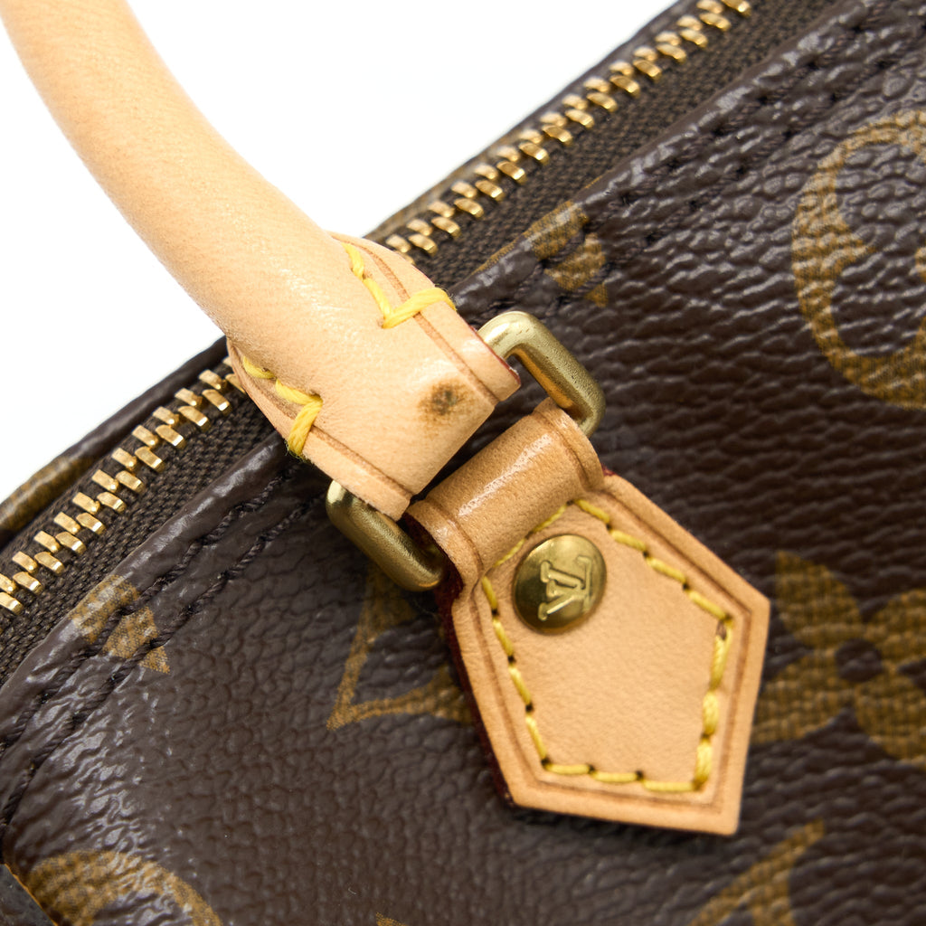 LOUIS VUITTON NANO SPEEDY MONOGRAM CANVAS GHW (OLD VERSION)
