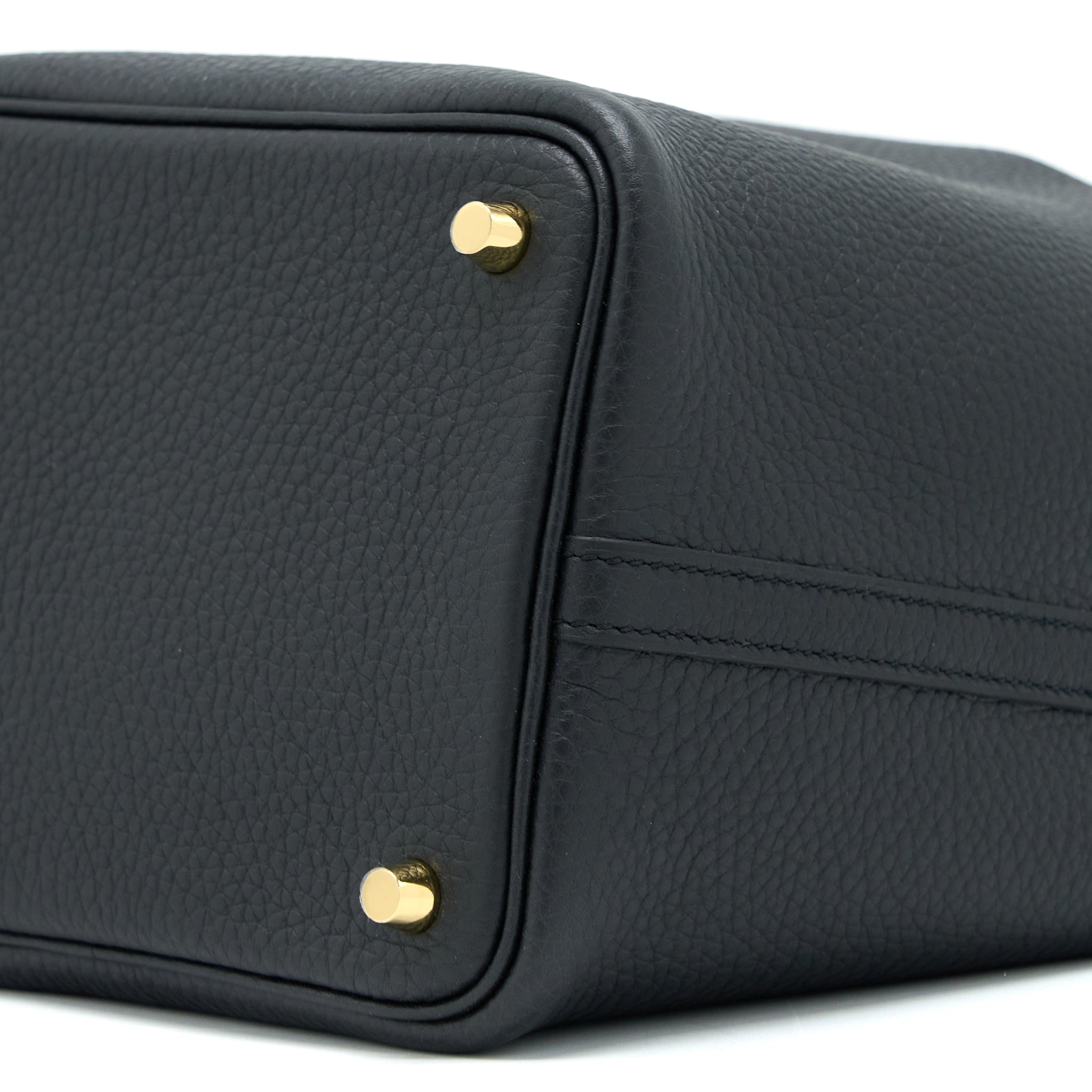 HERMES PICOTIN 18 CLEMENCE BLACK GHW