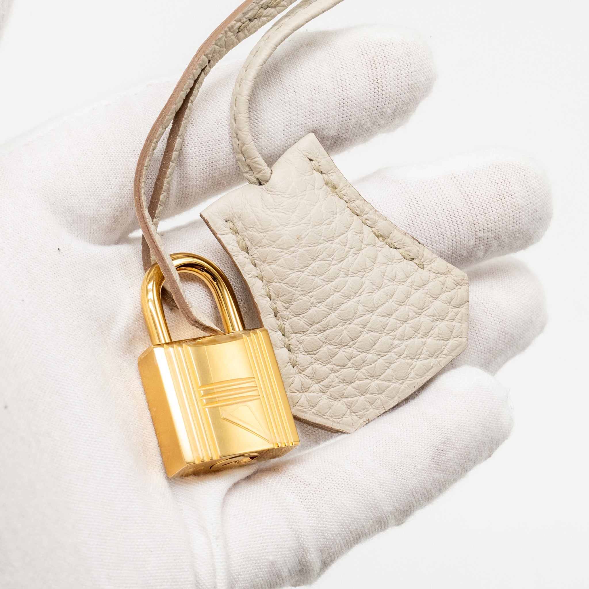 HERMES BIRKIN 25 TOGO BETON GHW