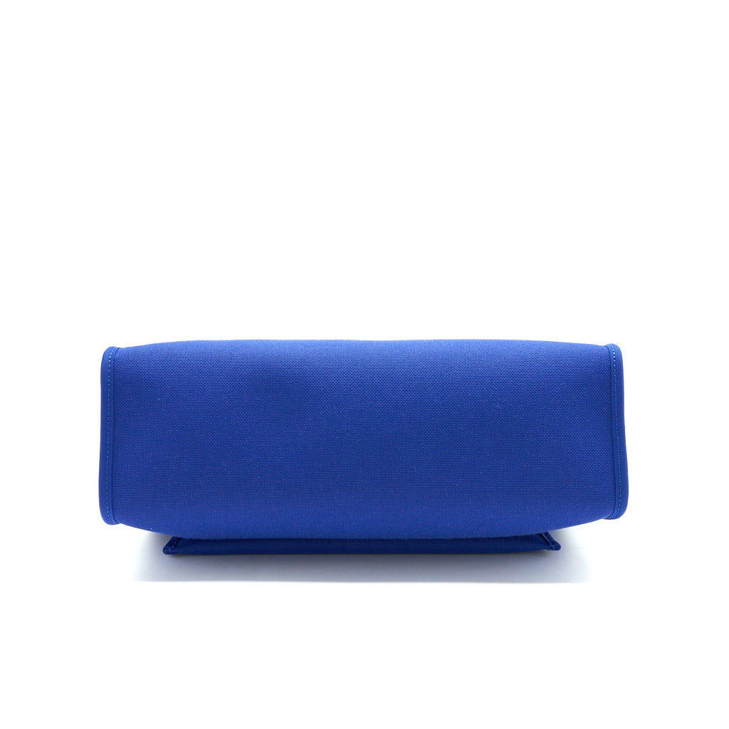 HERMES HERBAG ZIP 31 BAG BLUE ELECTRIC/ BLUE INDIGO WITH TWILLY