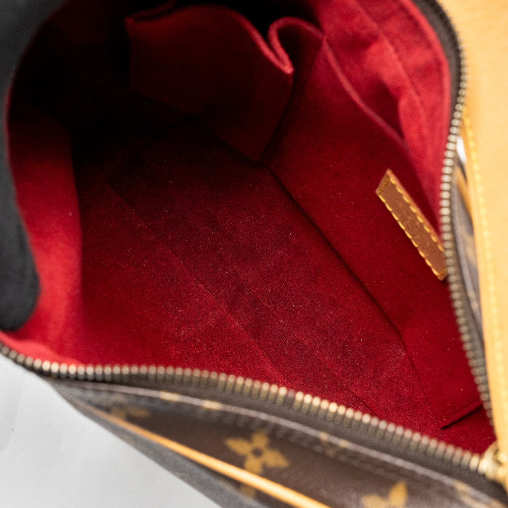 LOUIS VUITTON VINTAGE LOOP SHOULDER BAG MONOGRAM CANVAS GHW