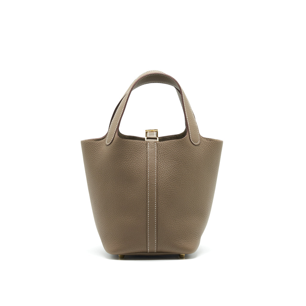 HERMES PICOTIN 18 ETOUPE GHW 2021 RECEIPT